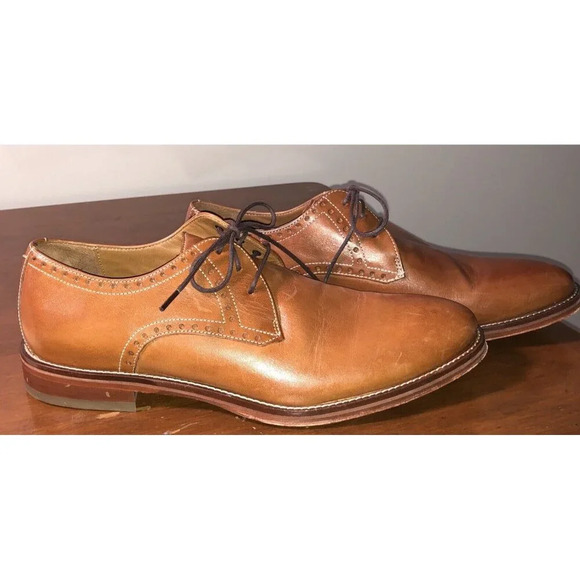 Johnston & Murphy Other - J. Murphy By Johnston Murphy Oxford Dress Shoes Brown Mens Size 9 1/2M Work